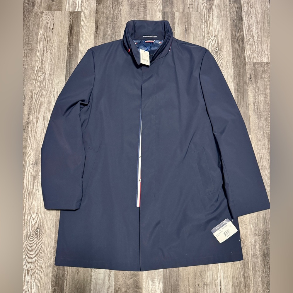 Tommy Hilfiger Dark Blue Raincoat